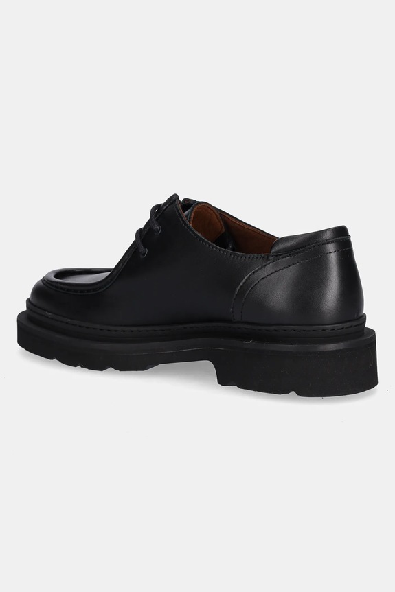Shoes Maison Kitsuné leather shoes Lace Up Derbies OM04103LR0005 black
