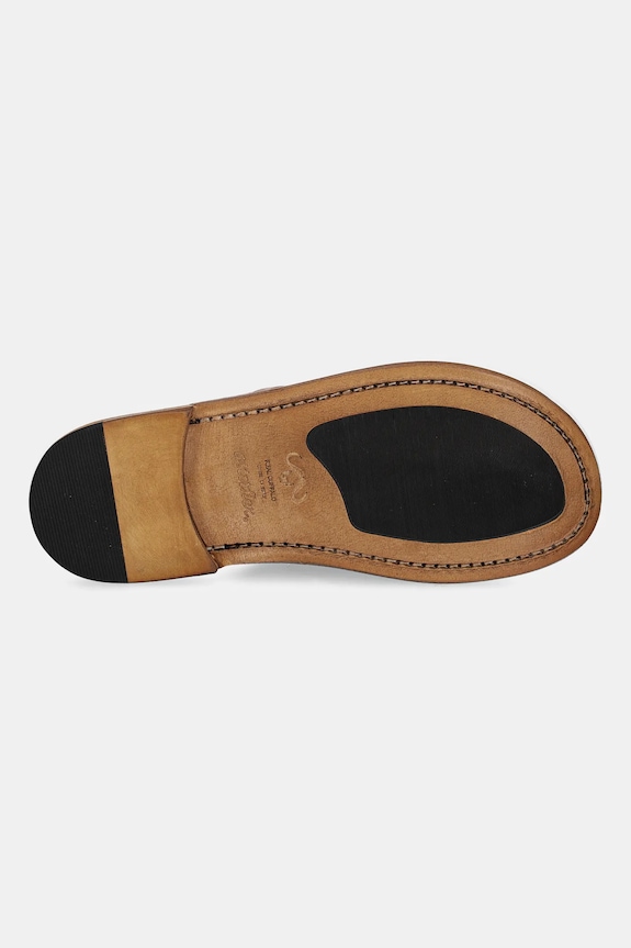 Kožené pantofle Astorflex Erelflex ERELFLEX.001101 hnědá