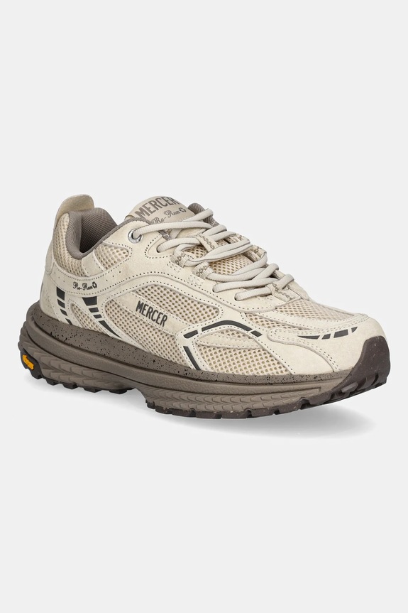 The Mercer Brand sneakersy The Re-Run Vibram tekstylny beżowy ME243021.800