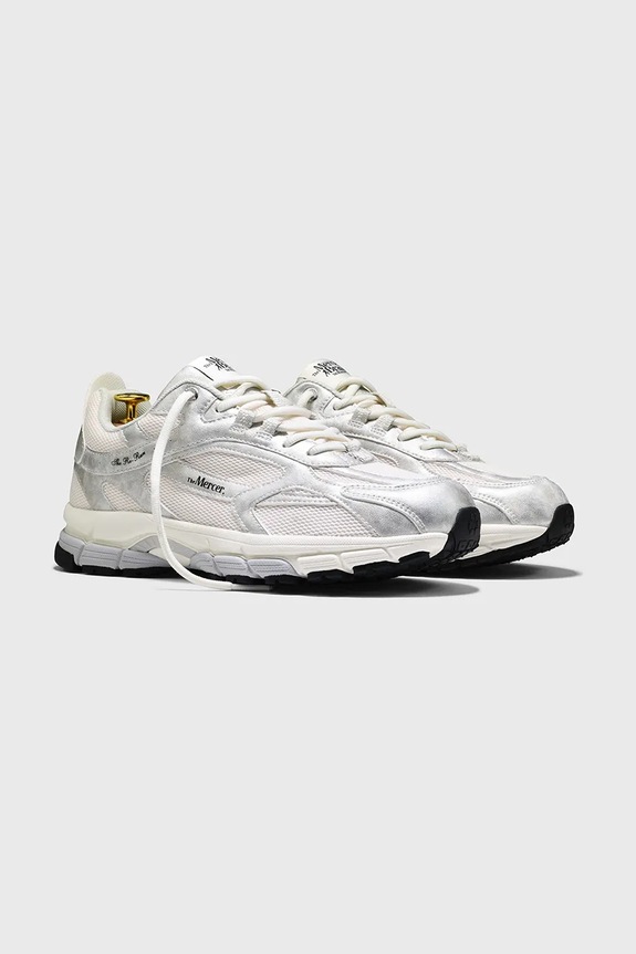 The Mercer Brand sportcipő The Re-Run Metallic ME251005.996 ezüst SS25