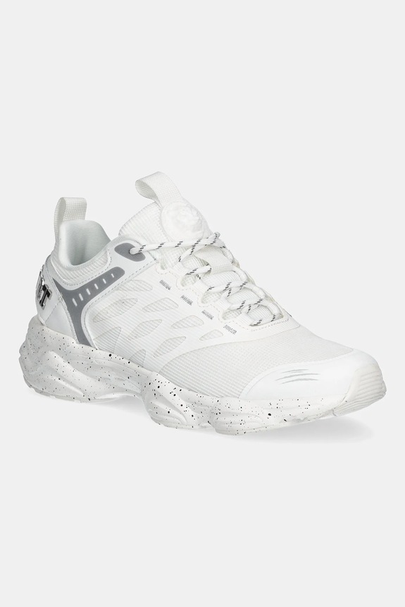 Superge PLEIN SPORT Venom Striker Gen.X.05 Imitacija zrnatega usnja bela USC0740.STE003N.01