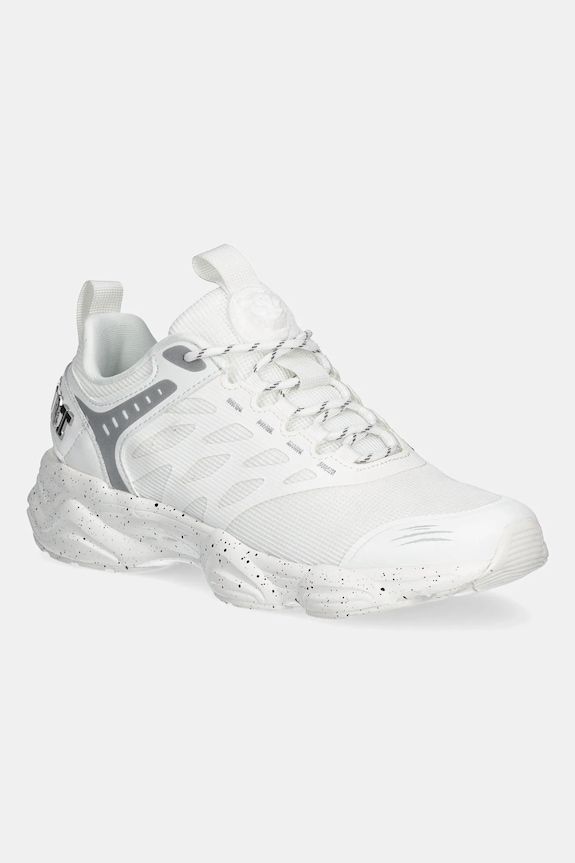 Superge PLEIN SPORT Venom Striker Gen.X.05 Imitacija zrnatega usnja bela USC0740.STE003N.01