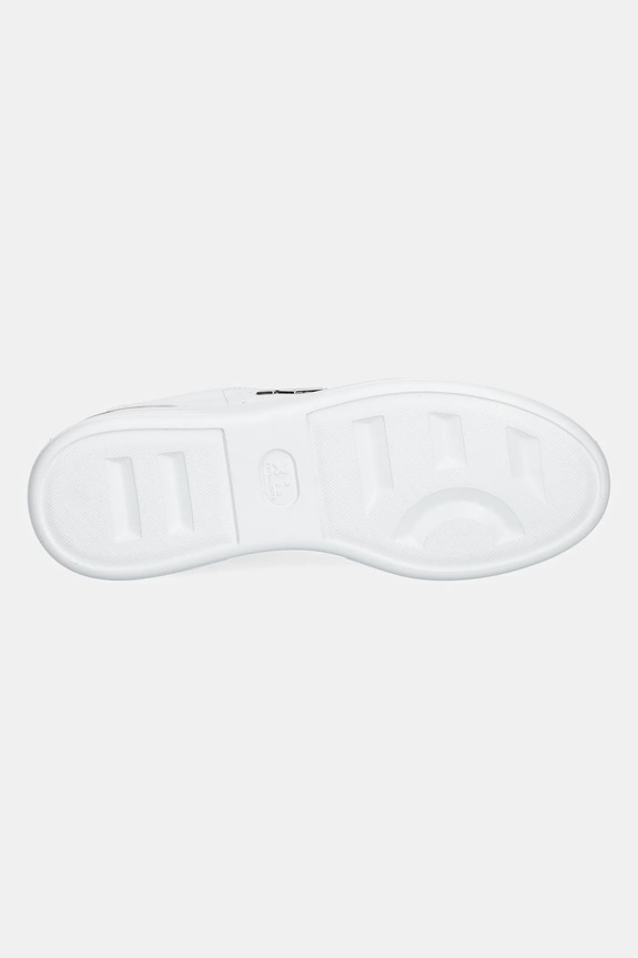 Philipp Plein sneakersy skórzane Nappa Lo-Top Hexagon USC0670.PLE010N.01 biały