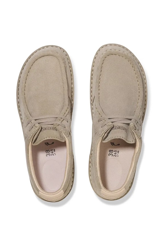Semišové poltopánky Birkenstock Pasadena 1029671 hnedá
