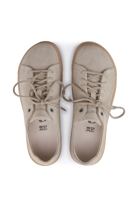Birkenstock sneakersy nubukowe Bend Low Decon 1024633 beżowy
