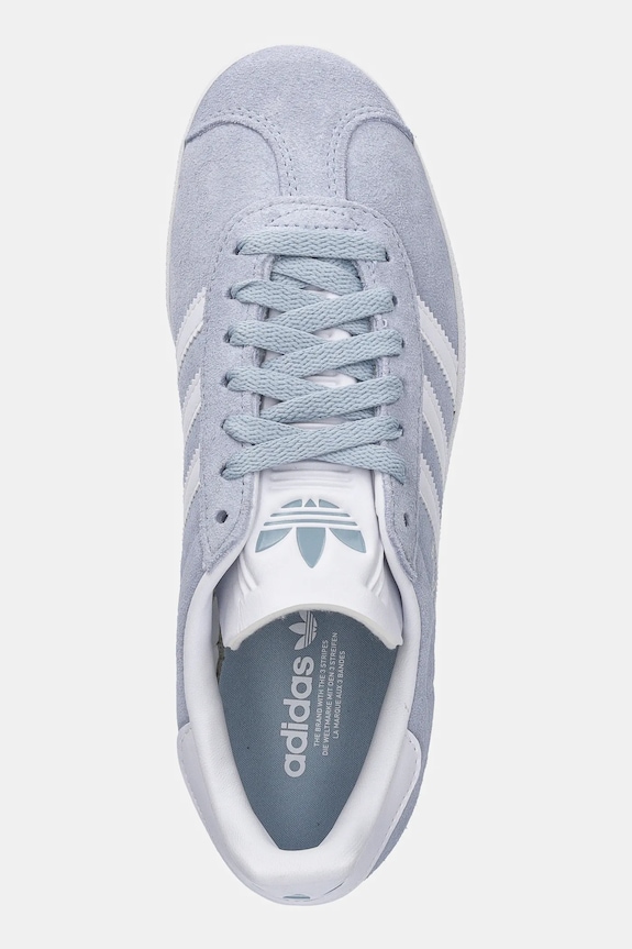 Велурени маратонки adidas Originals Gazelle син JH5385