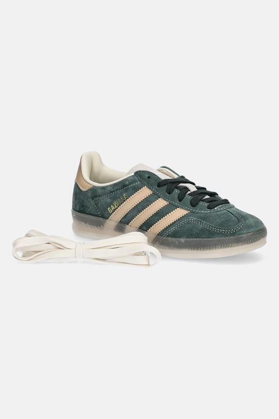 Semišové tenisky adidas Originals Gazelle Indoor JH5402 zelená