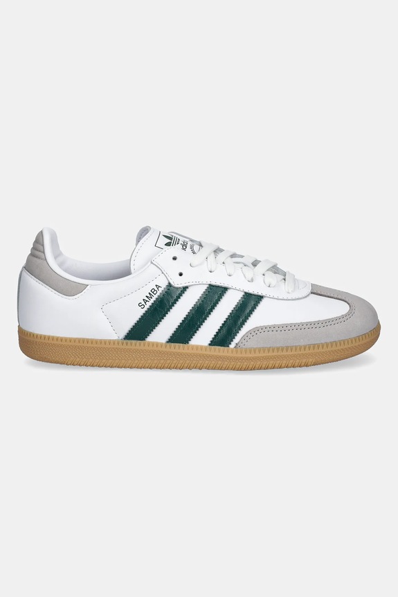 adidas Originals sneakersy skórzane Samba OG JI2724 biały SS25