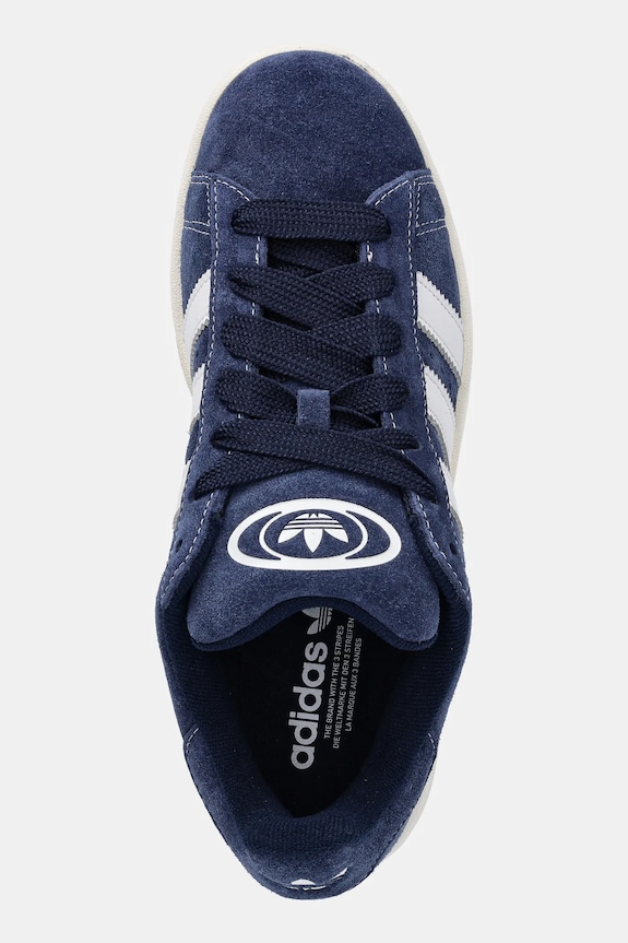 Замшеві кросівки adidas Originals Campus 00s темно-синій JR8163
