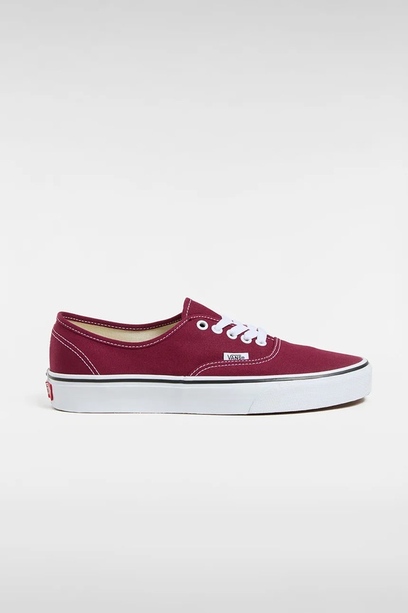 Vans tenisówki Authentic płaska bordowy VN000BW5ZCF1
