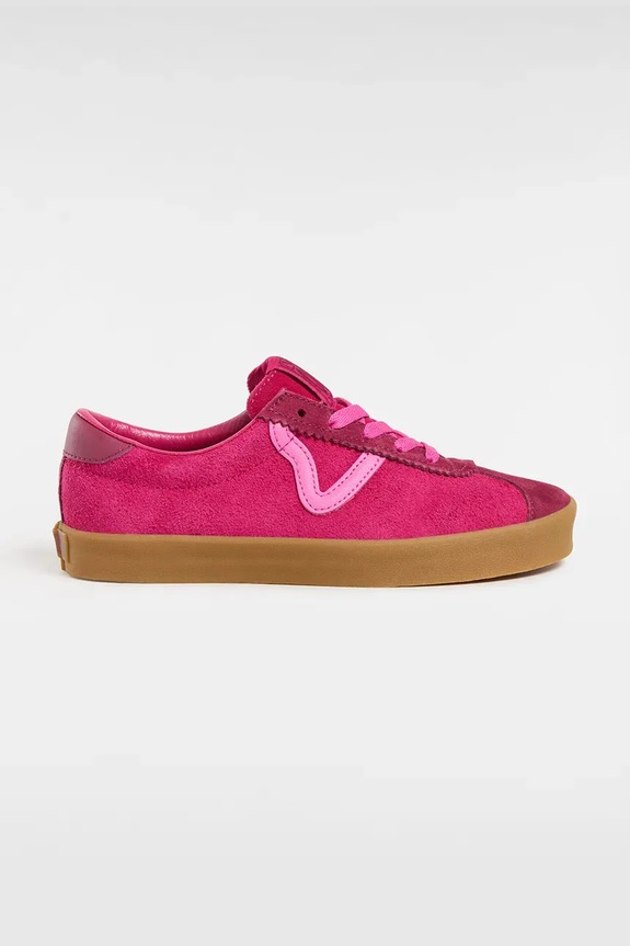 Vans tenisówki zamszowe Sport Low tekstylny różowy VN000CQRYLZ1