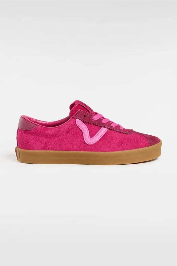 Vans tenisówki zamszowe Sport Low tekstylny różowy VN000CQRYLZ1
