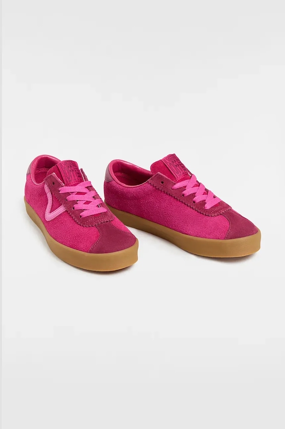 Vans tenisówki zamszowe Sport Low VN000CQRYLZ1 różowy AW25