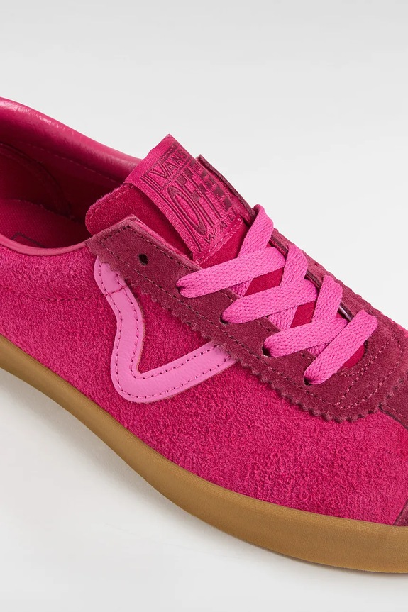 Obuwie Vans tenisówki zamszowe Sport Low VN000CQRYLZ1 różowy