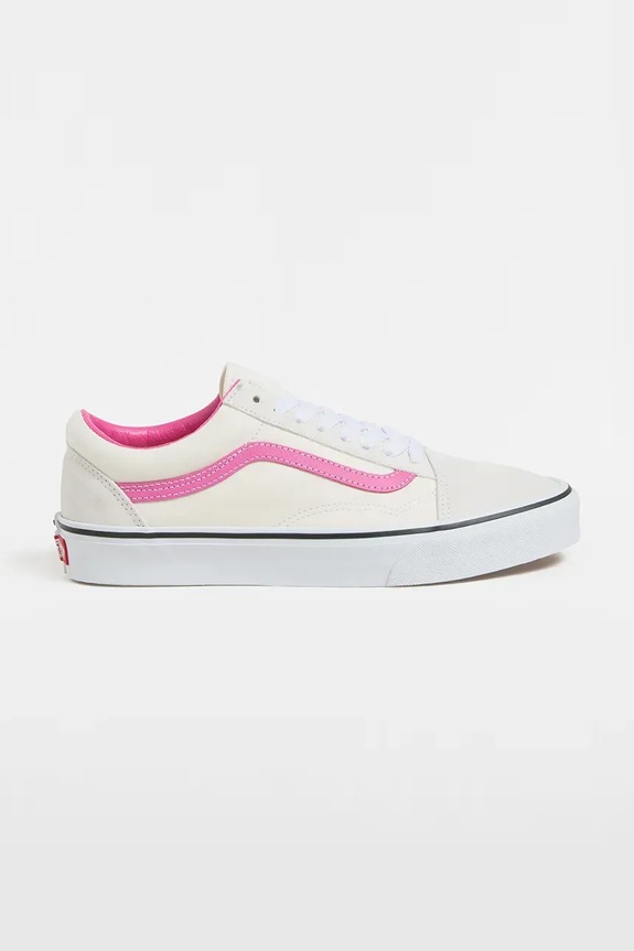 Tenisky Vans Old Skool semišová koža biela VN000CR5YLZ1