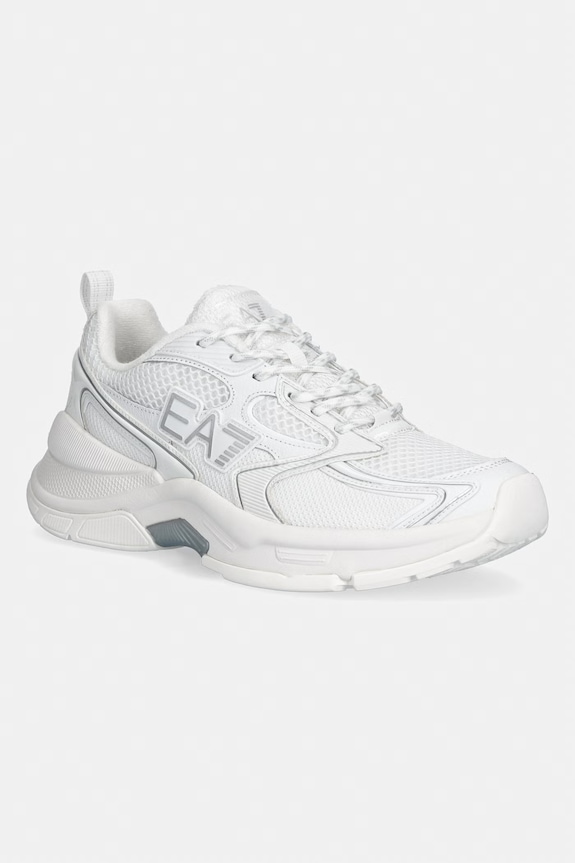 EA7 Emporio Armani sneakers bărbătești sintetic alb XK446.X8X249