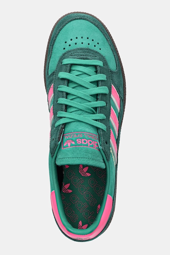 Tenisice od brušene kože adidas Originals Handball Spezial Wm zelena JH5454