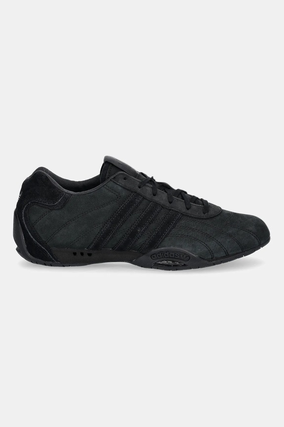 Semišové tenisky adidas Originals Adiracer LO JP7016 černá SS25