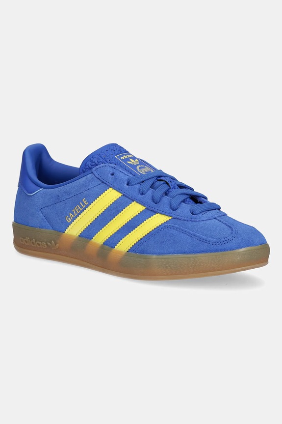 Tenisky adidas Originals Gazelle Indoor semišová koža modrá JQ2691