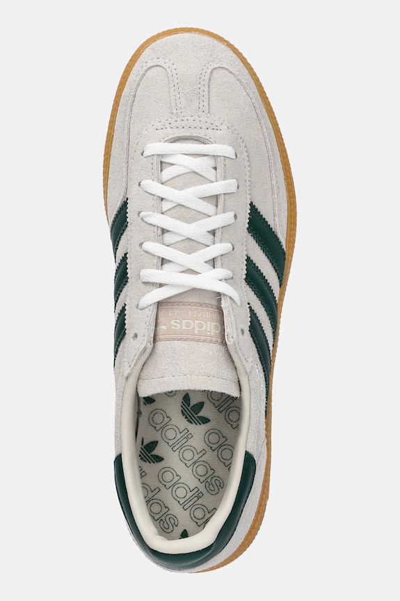 Semišové tenisky adidas Originals Handball Spezial W sivá JS0242