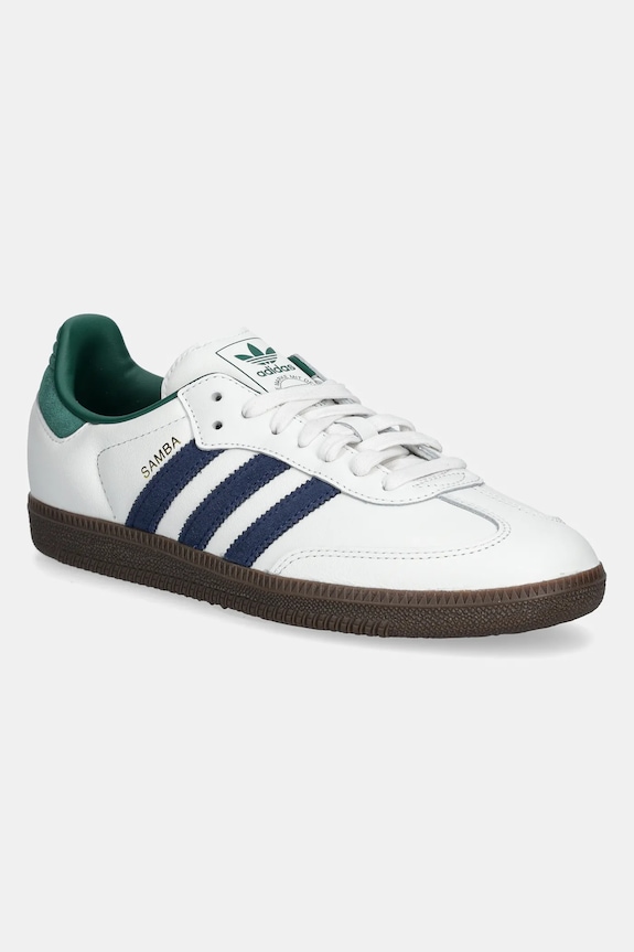 adidas Originals sneakersy skórzane Samba OG niska biały IH4882