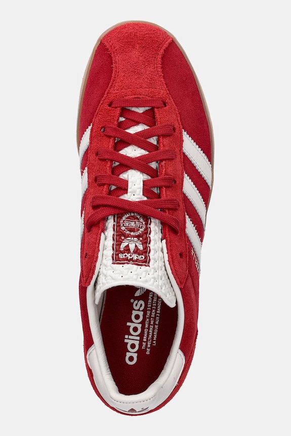 Σουέτ sneakers adidas Originals Gazelle Indoor PRO κόκκινο JH5431