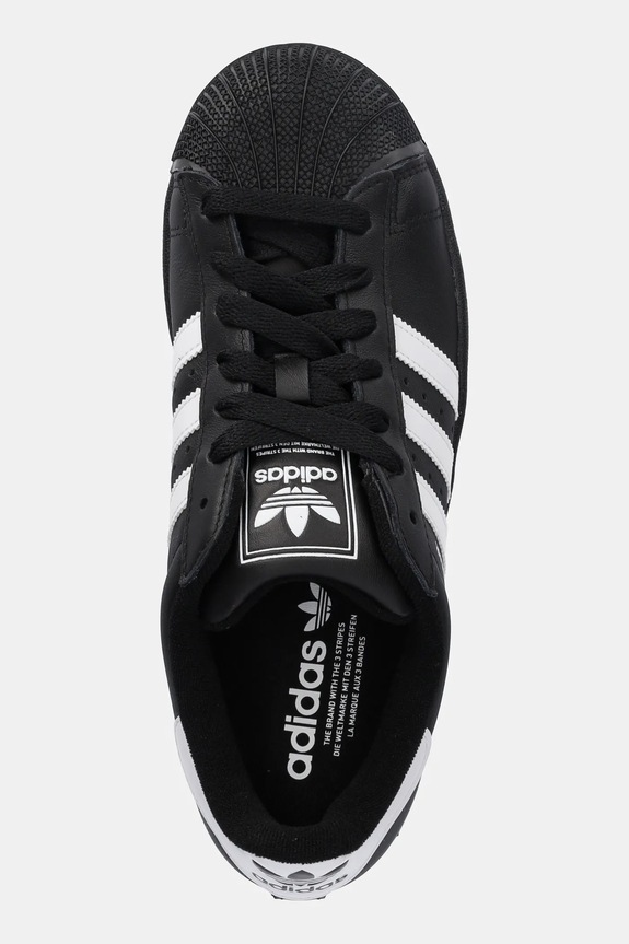 adidas Originals sneakers din piele Superstar II negru JI0079