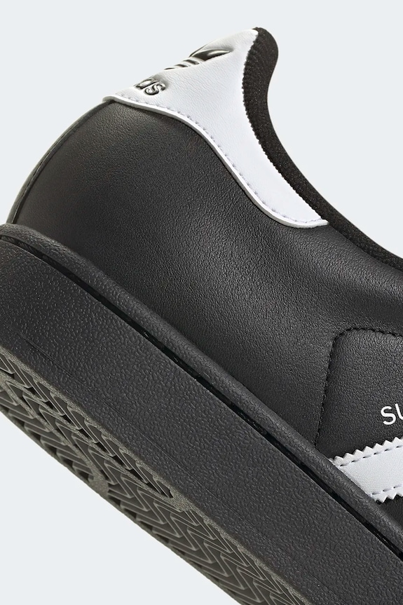 Kožne tenisice adidas Originals Superstar II crna JI0079