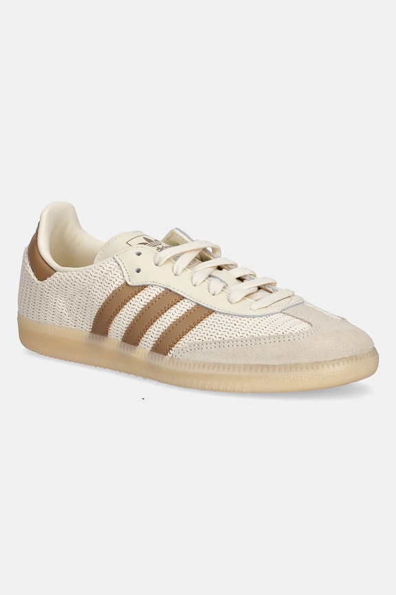 Tenisice adidas Originals Samba OG brušena koža bež JI3185