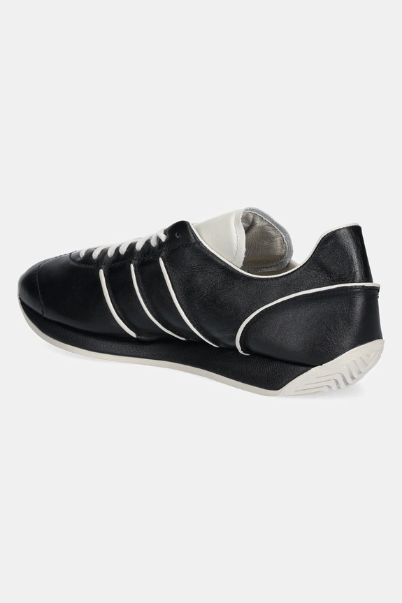 Shoes Y-3 leather sneakers Country JS0586 black