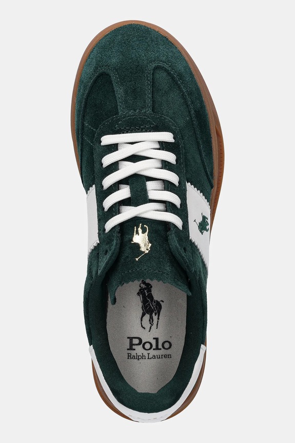 Замшеві кросівки Polo Ralph Lauren Hrt Aera Pp зелений 809954903005.310