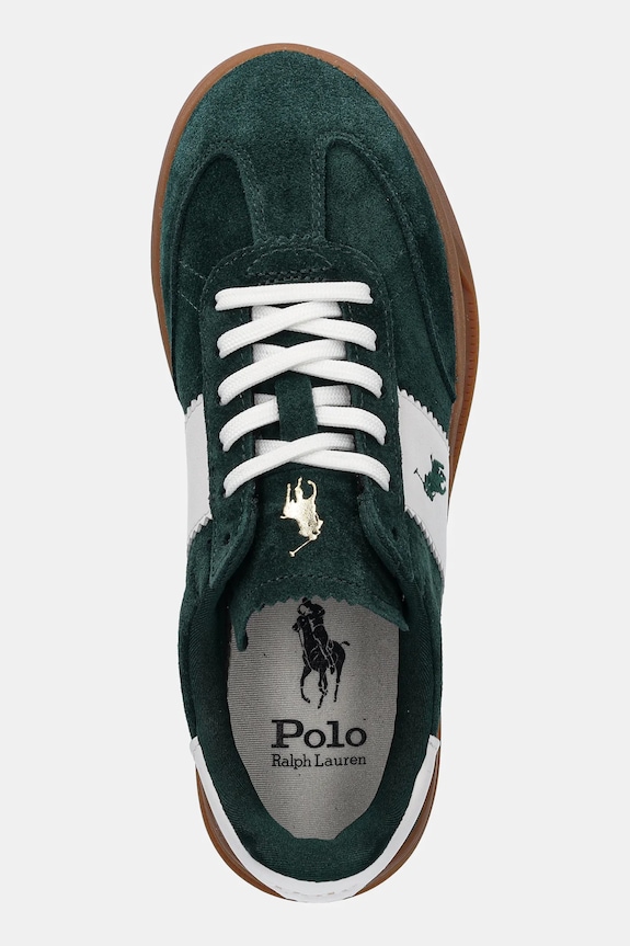 Замшеві кросівки Polo Ralph Lauren Hrt Aera Pp зелений 809954903005.310