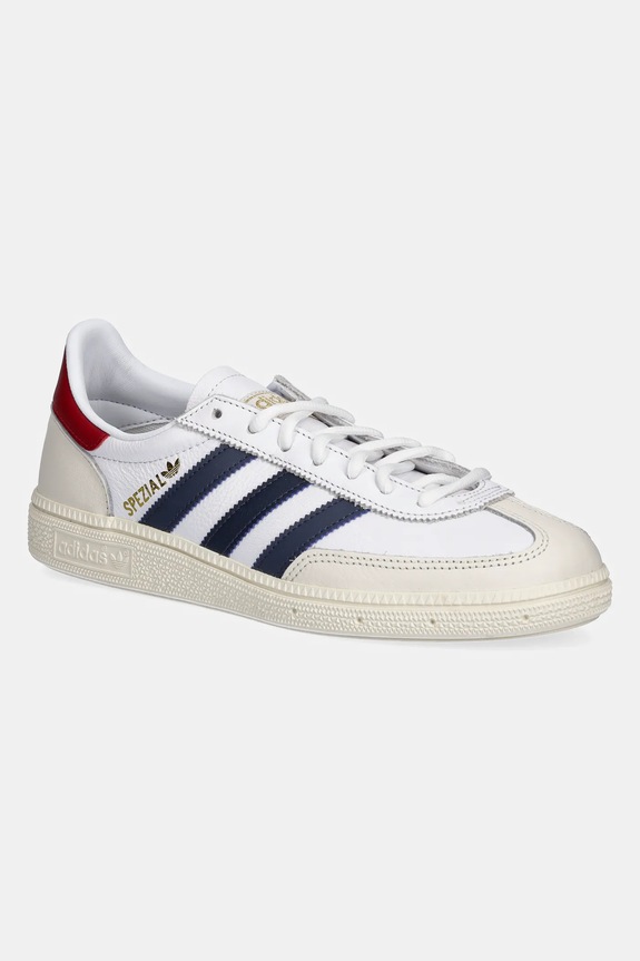 Tenisky adidas Originals Handball Spezial imitácia kože biela JH5450