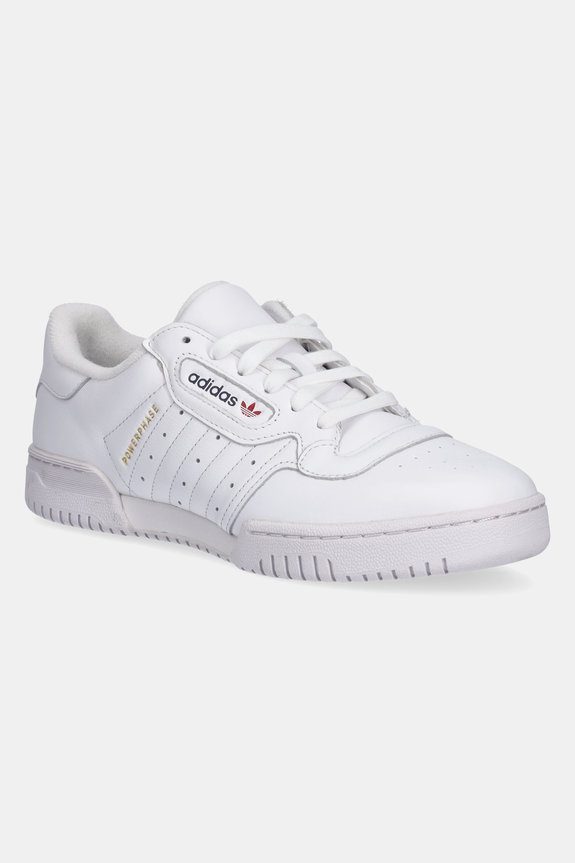 adidas Originals sneakersy skórzane Powerphase płaska biały JH5481