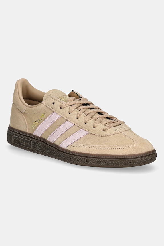 Tenisice od brušene kože adidas Originals Handball Spezial ravni bež JI2651