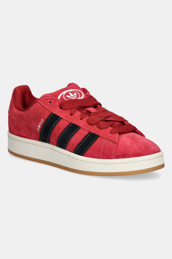 Велурени маратонки adidas Originals Campus 00s равна червен JI3165