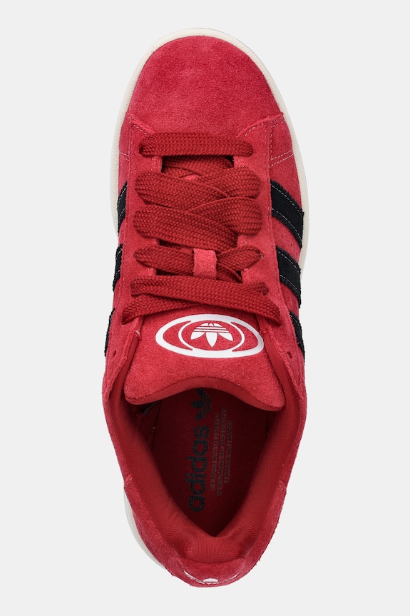 Велурени маратонки adidas Originals Campus 00s червен JI3165