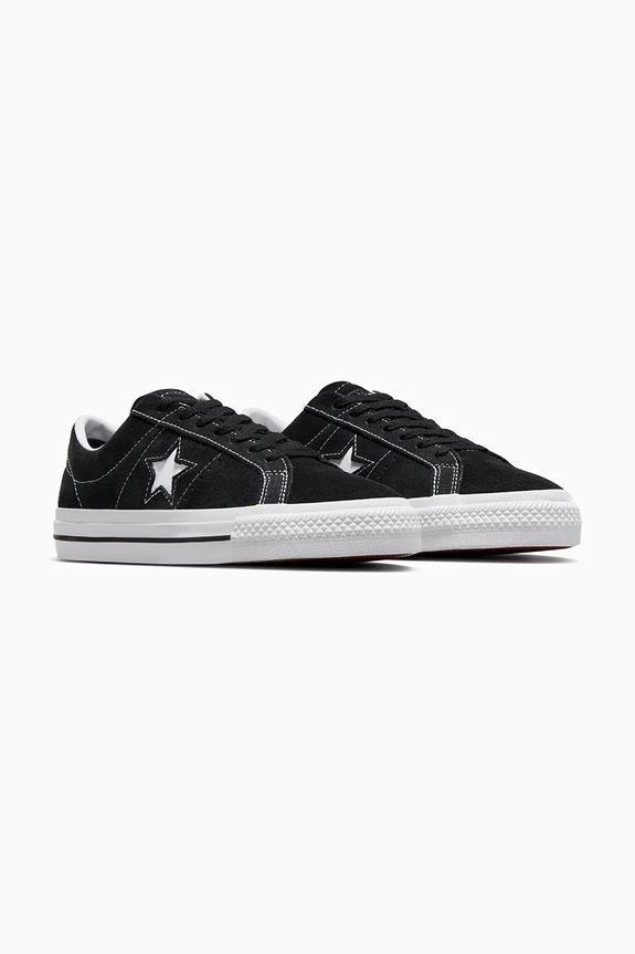 Converse tenisówki zamszowe One Star Pro Tn+ 171327C czarny SS25