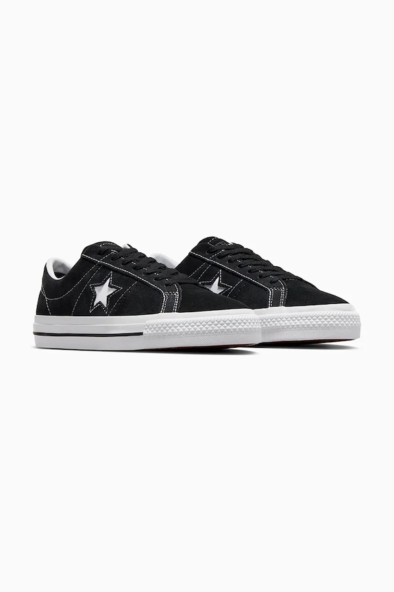 Converse tenisówki zamszowe One Star Pro Tn+ 171327C czarny SS25