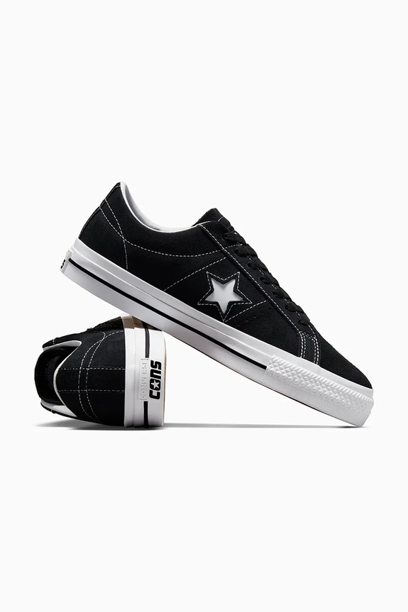 Obuwie Converse tenisówki zamszowe One Star Pro Tn+ 171327C czarny