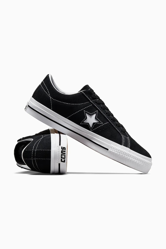 Obuwie Converse tenisówki zamszowe One Star Pro Tn+ 171327C czarny
