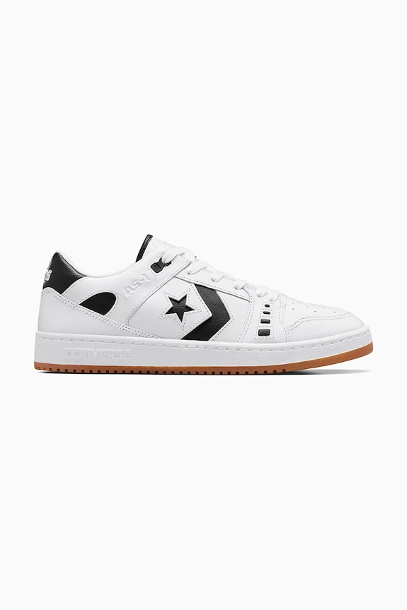 Kožené tenisky Converse AS-1 Pro plochá bílá A07318C