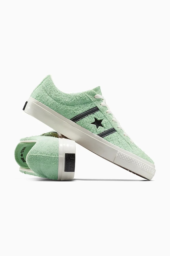 Tenisice od brušene kože Converse One Star Academy Pro zelena A10578C