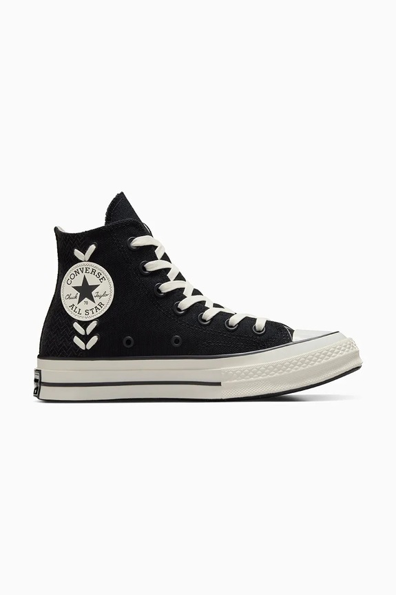 Converse trampki Chuck 70 płaska czarny A10669C