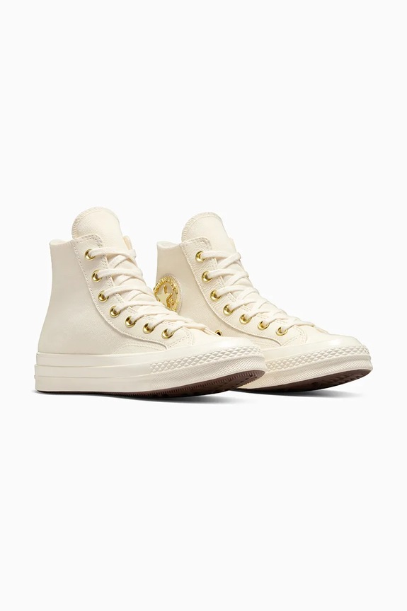Πάνινα παπούτσια Converse Chuck 70 A12555C λευκό SS25