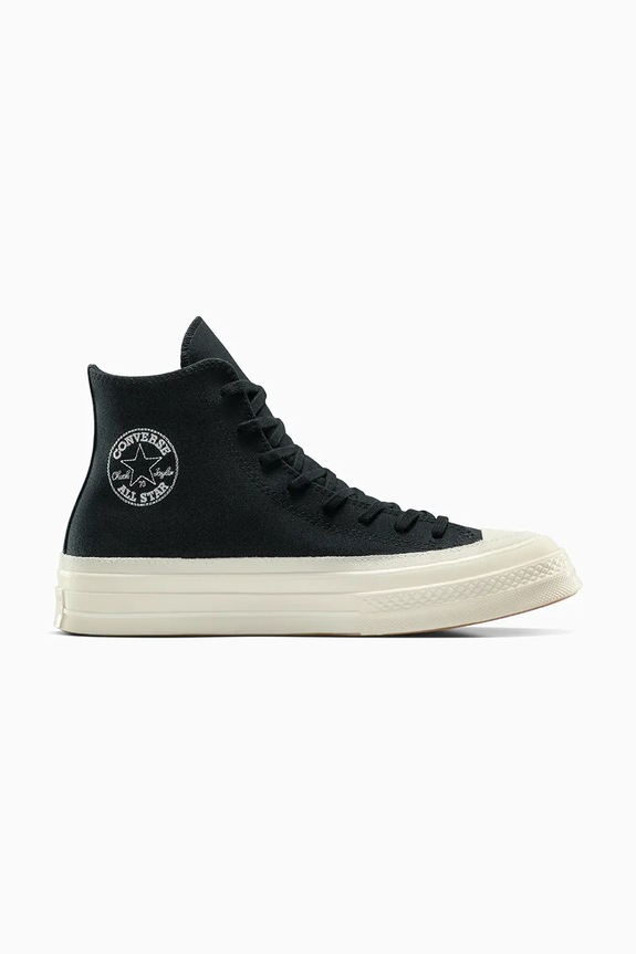 Converse scarpe da ginnastica Chuck 70 pelle scamosciata nero A12724C