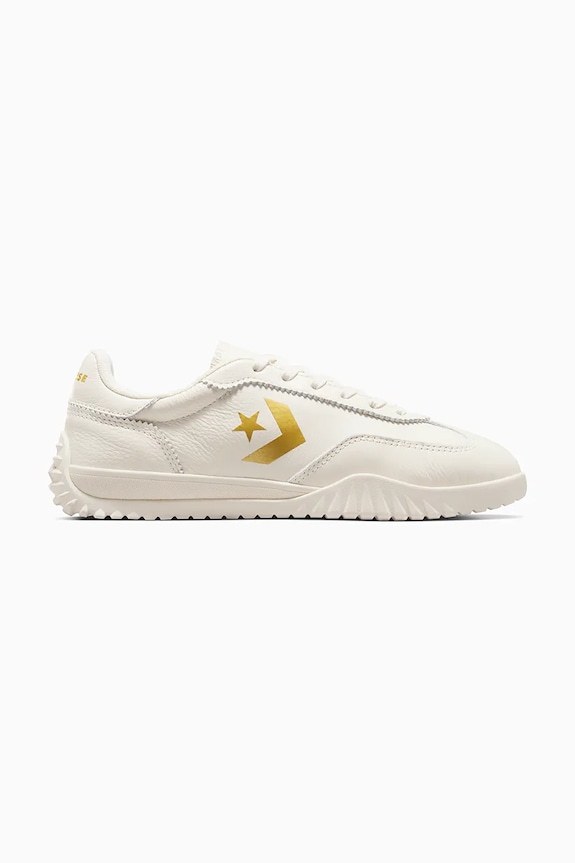 Converse sneakers din piele Run Star Trainer plată alb A12778C