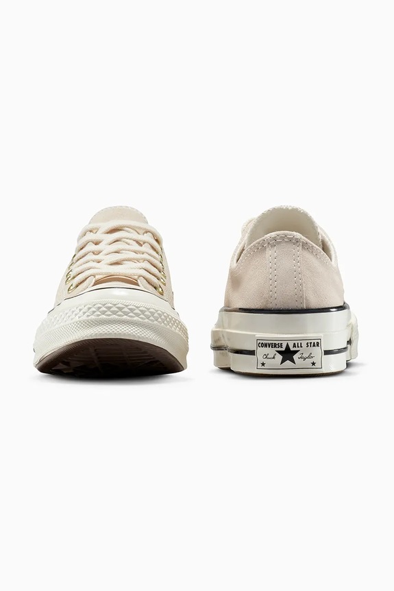 Обувь Замшевые кеды Converse Chuck 70 A13829C бежевый
