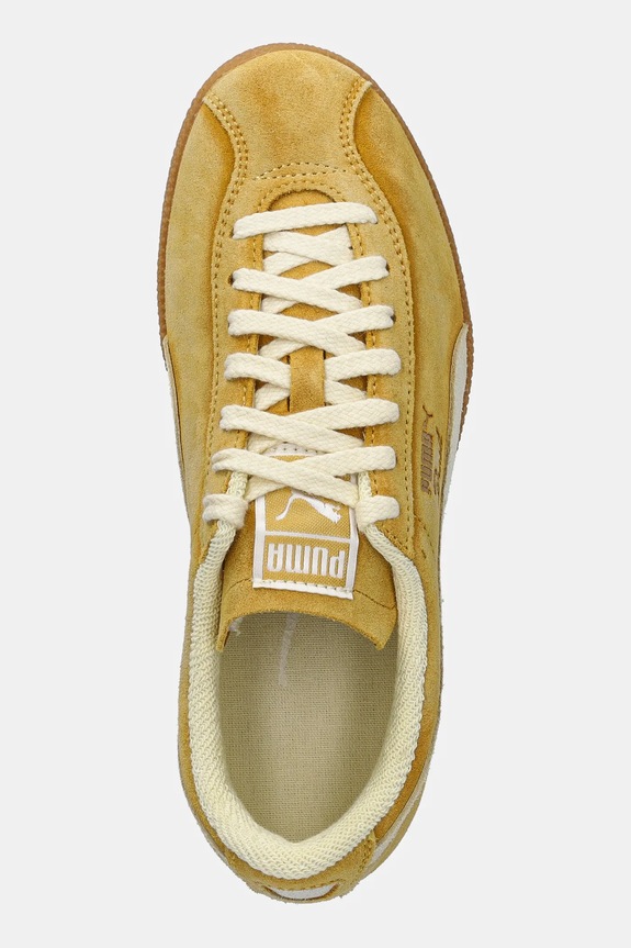 Puma velúr sportcipő Brasil The NeverWorn V sárga 401643