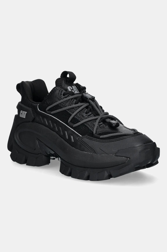 Sneakers CAT Footwear INTRUDER MAX δέρμα σαμουά μαύρο P111580